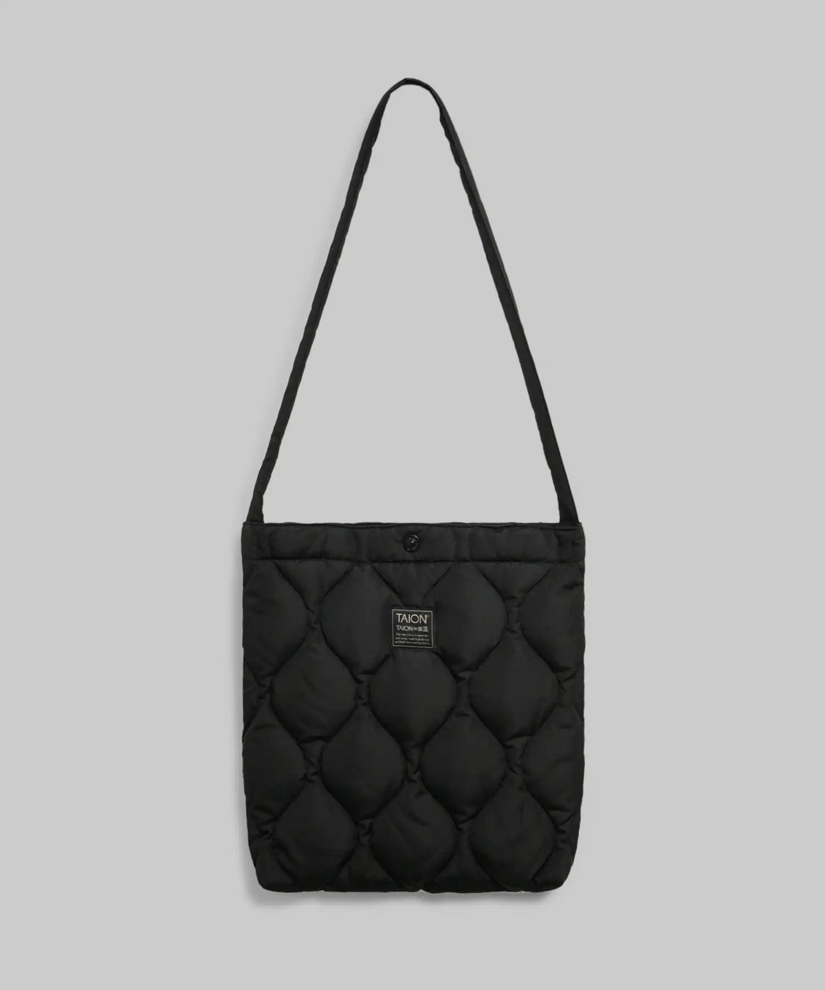 Military Cross Body Down Bag M Taion noir, vue de face