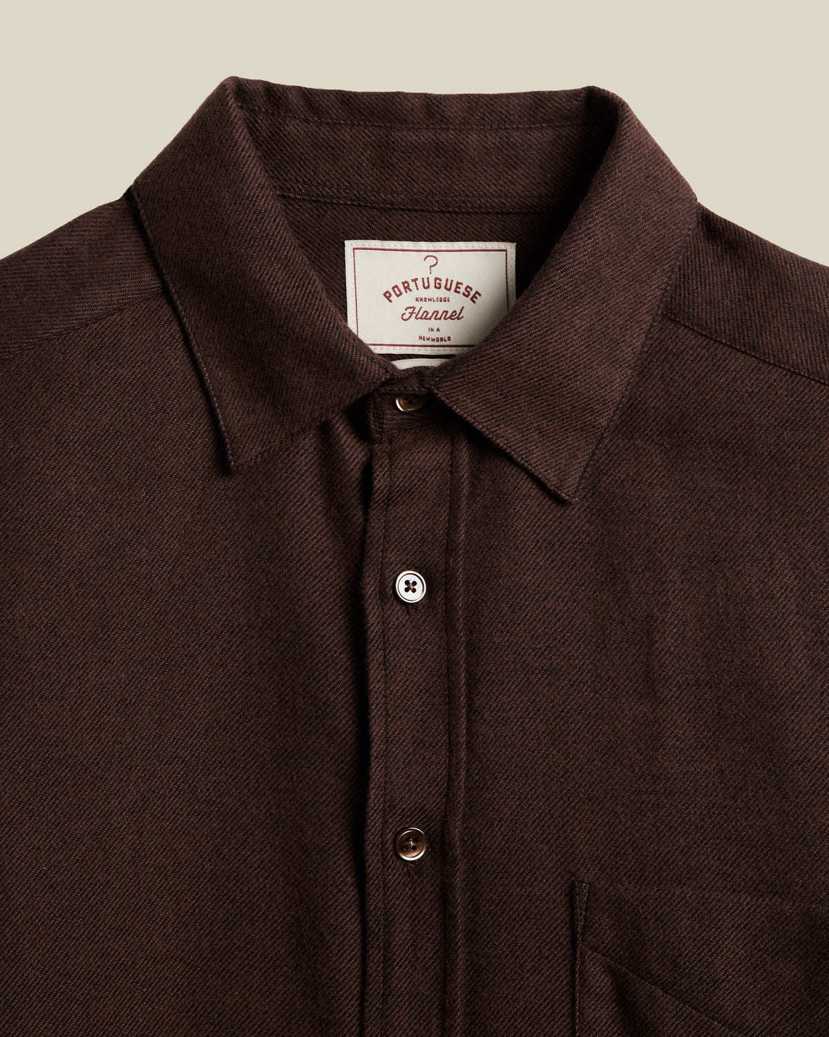 Chemise Teca Portuguese Flannel marron