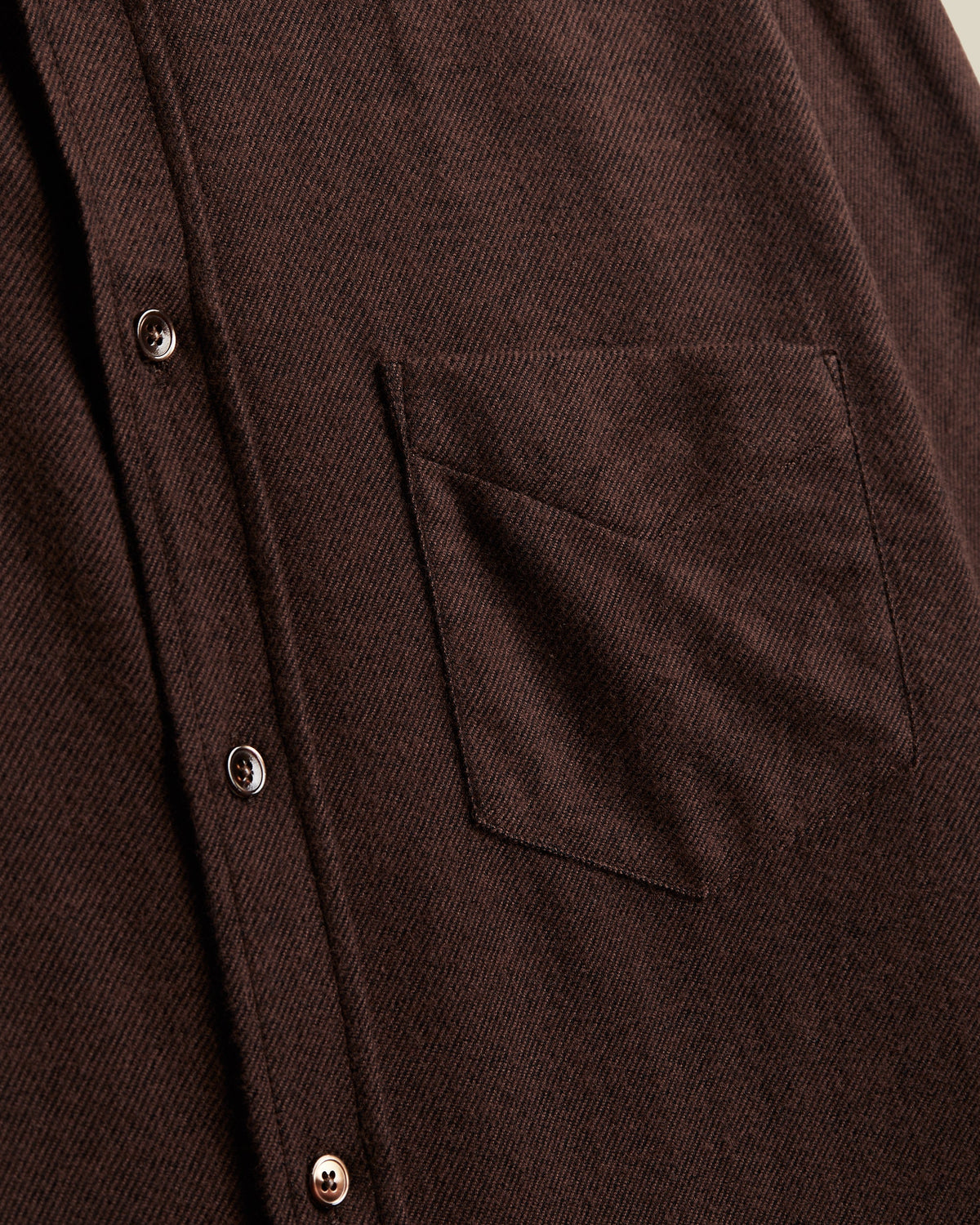 Chemise Teca Portuguese Flannel marron
