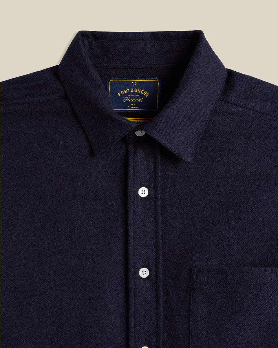 Chemise Teca Portuguese Flannel marine