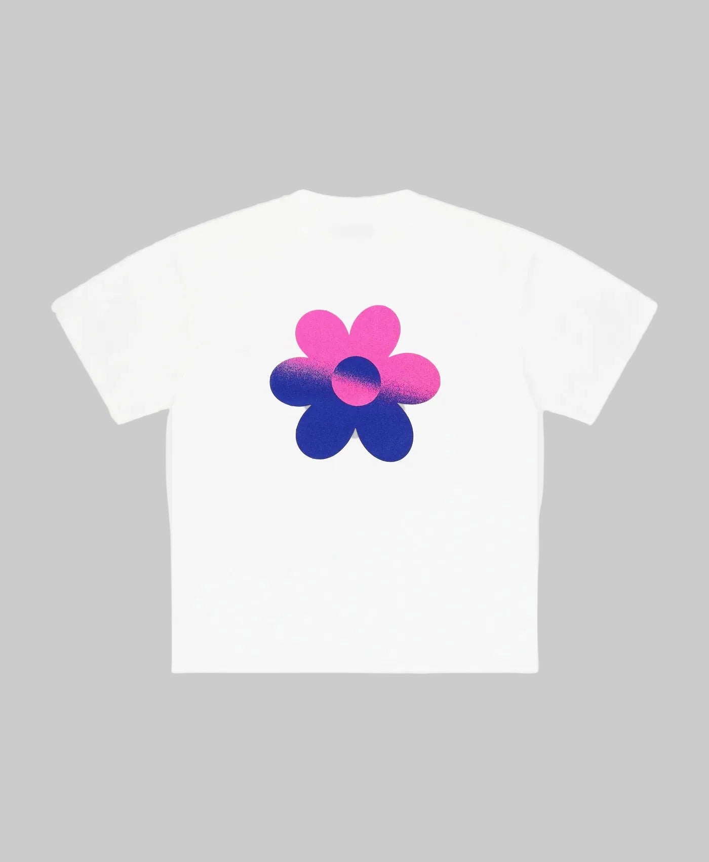 Two Tone Flower T-Shirt Purpel | Arbor Antwerp