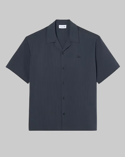Chemise relaxed fit seersucker | Lacoste