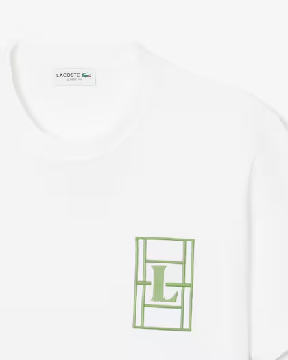 T-shirt brodé jersey épais | Lacoste