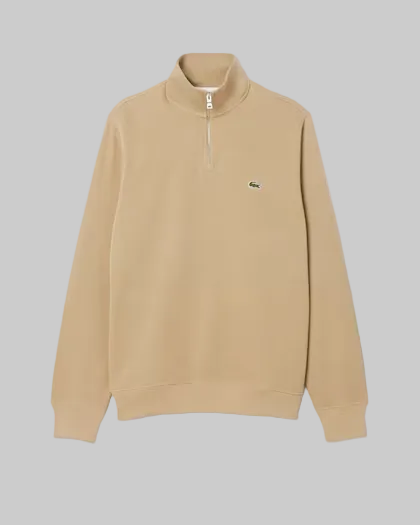 Sweatshirt zippé interlock col montant | Lacoste