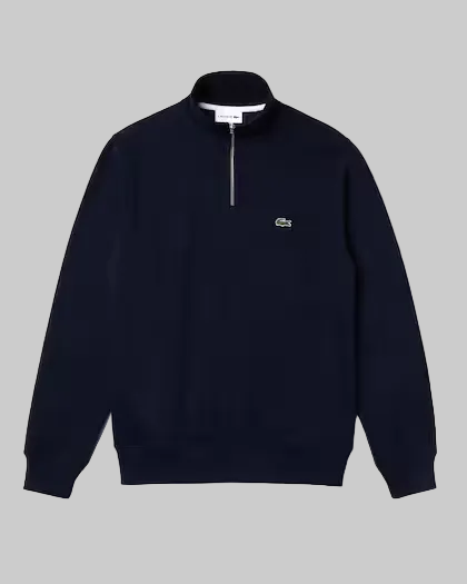 Sweatshirt zippé interlock col montant | Lacoste