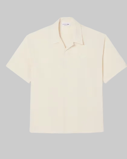 Chemise relaxed fit seersucker | Lacoste