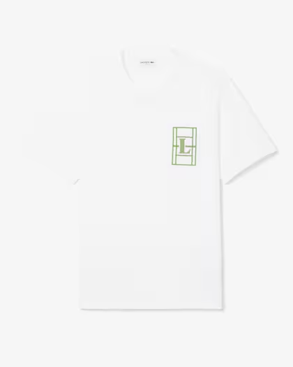 T-shirt brodé jersey épais | Lacoste