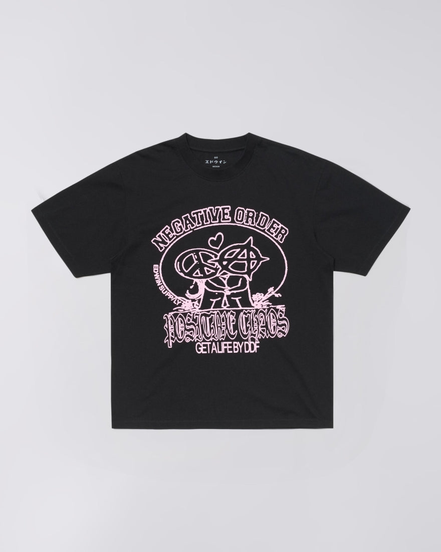 T-shirt Positive Chaos Edwin noir