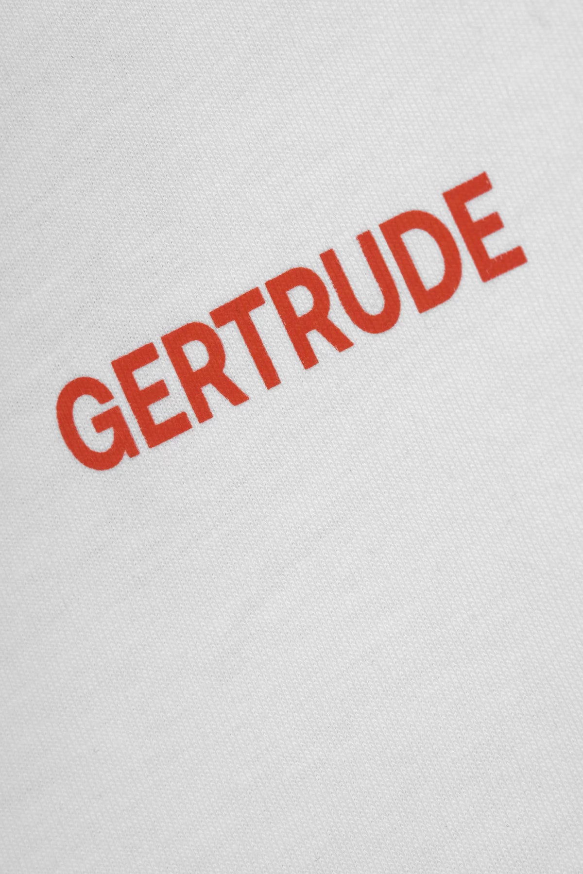 T-shirt Gertrude Leon NY, détail du jersey