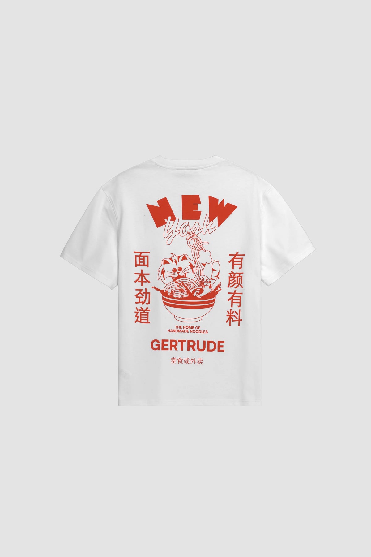 T-shirt Gertrude Leon NY blanc