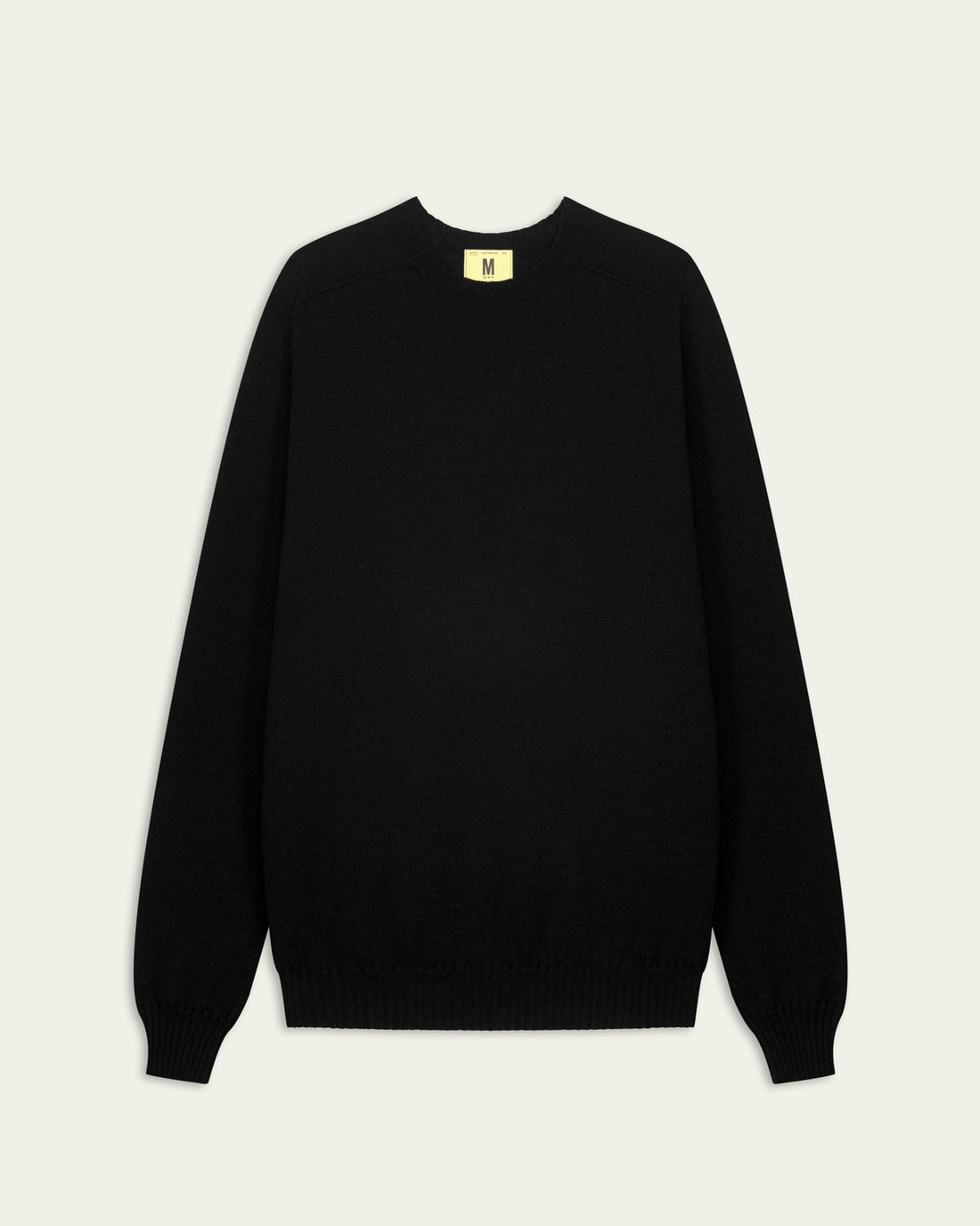 Pull Aris col rond Nitto Knitwear noir