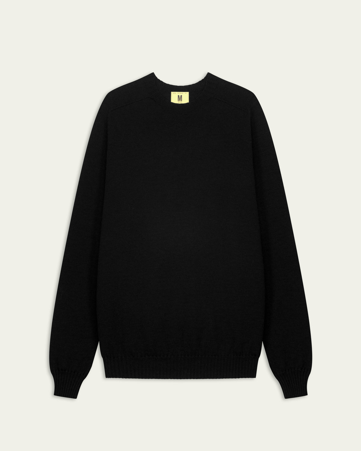 Pull Aris col rond Nitto Knitwear noir