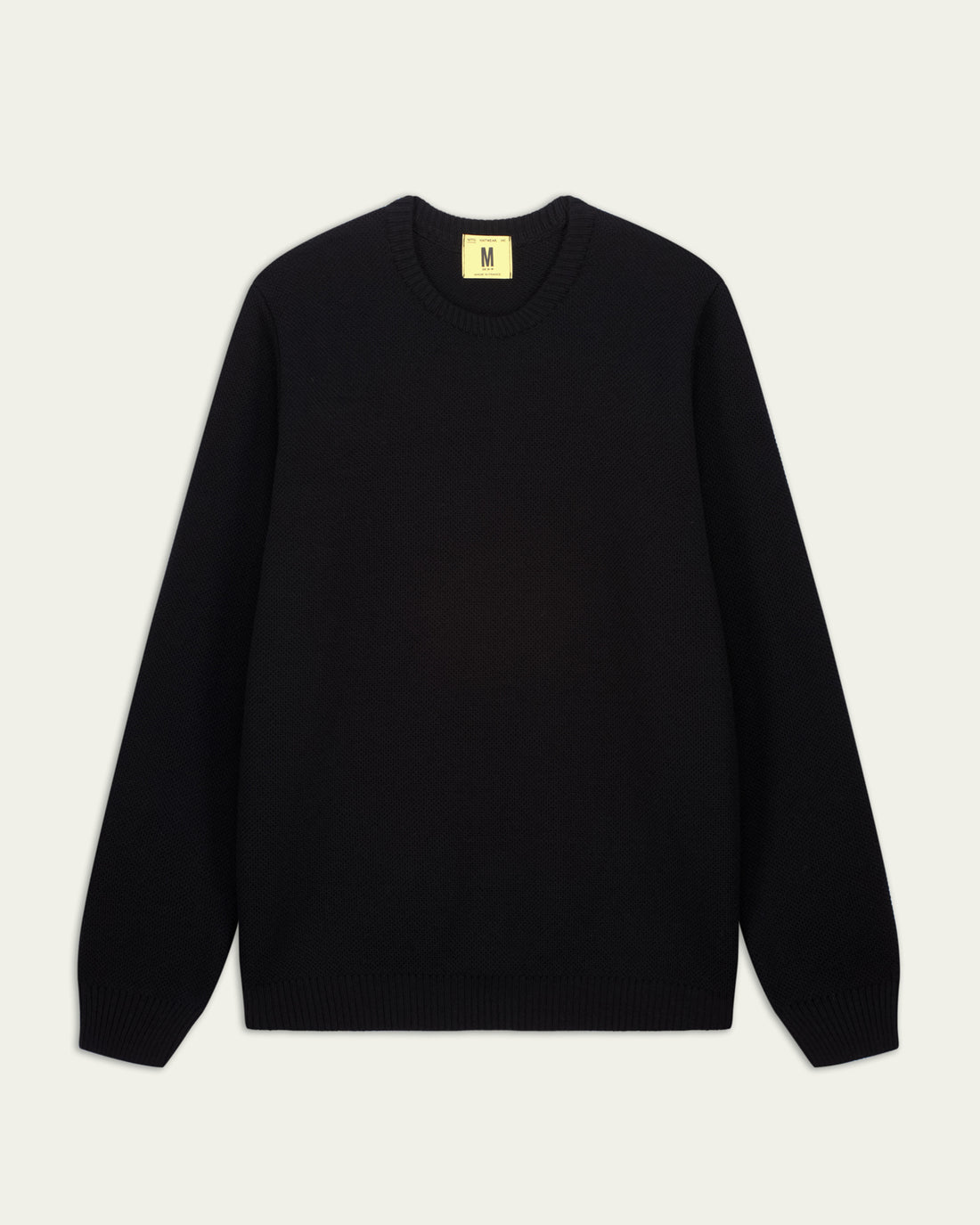 Pull Youri col rond Nitto Knitwear noir