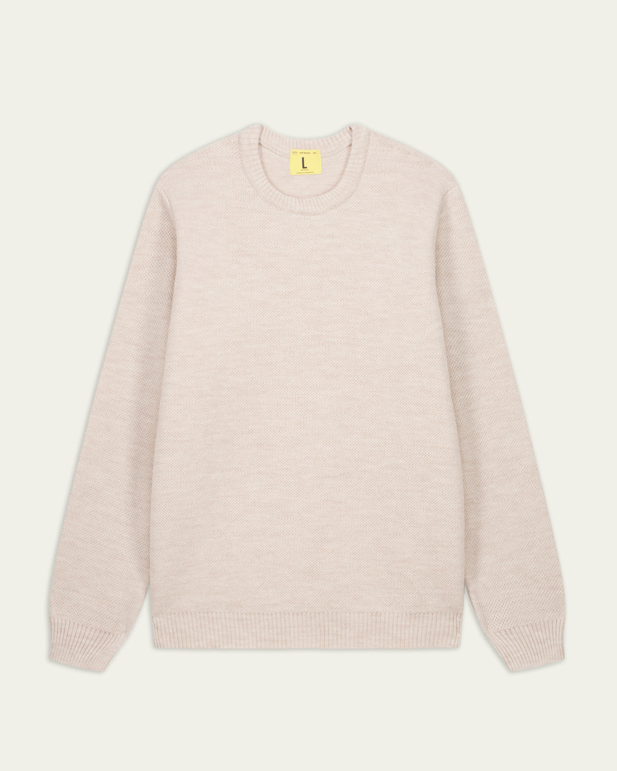 Pull Youri col rond Nitto Knitwear naturel