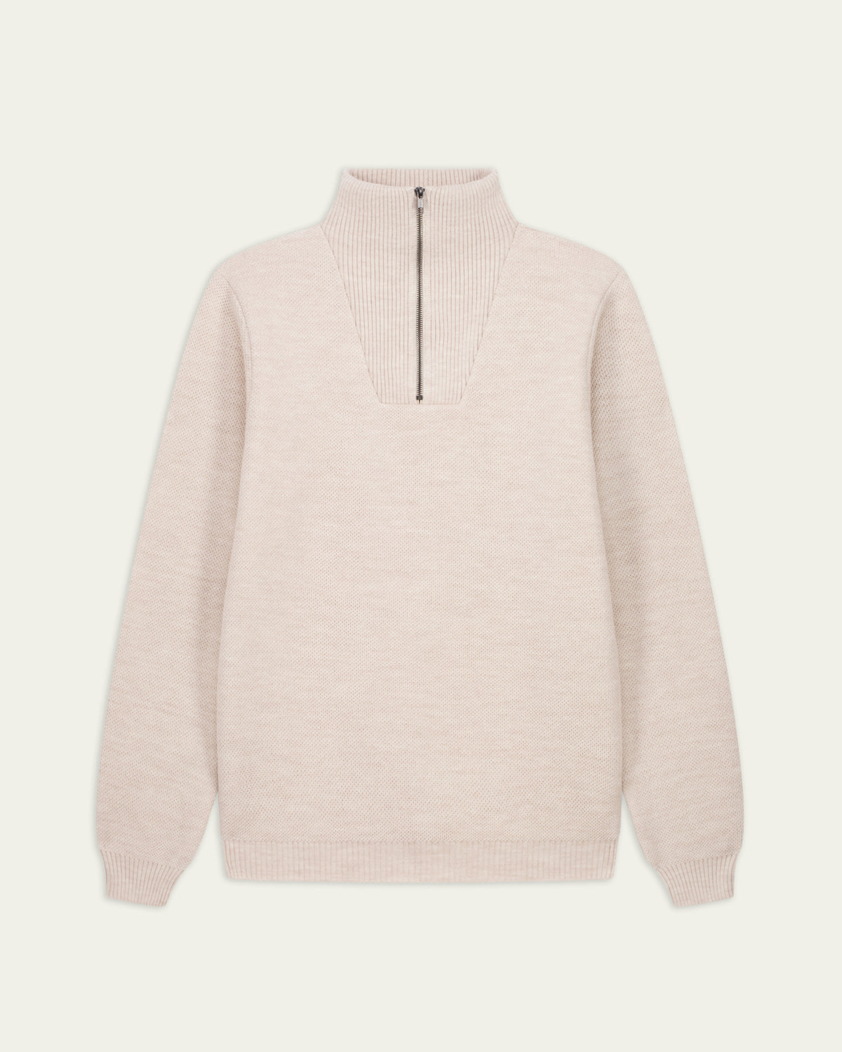 Pull Youri camionneur Nitto Knitwear naturel
