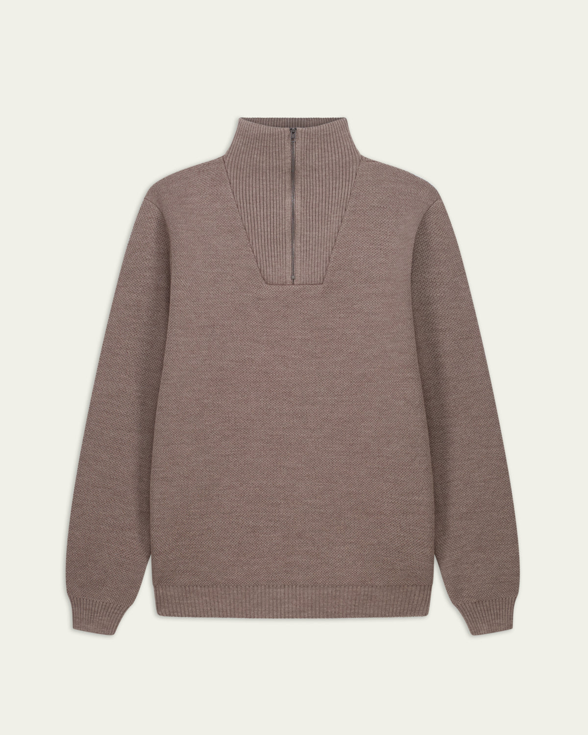 Pull Youri camionneur Nitto Knitwear taupe