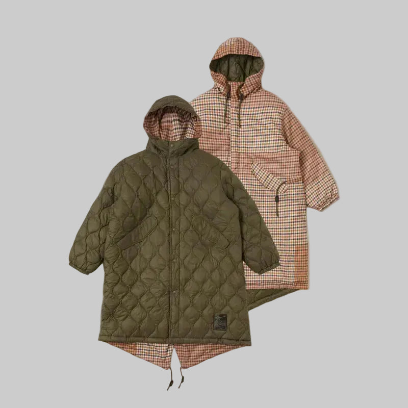 Reversible Button Down Jacket | Universal Works x TAION