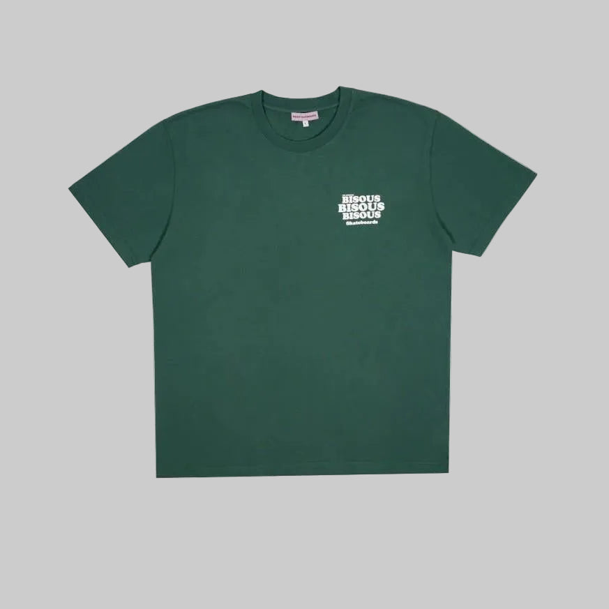 T-shirt Grease Forest Green | Bisous Skateboards