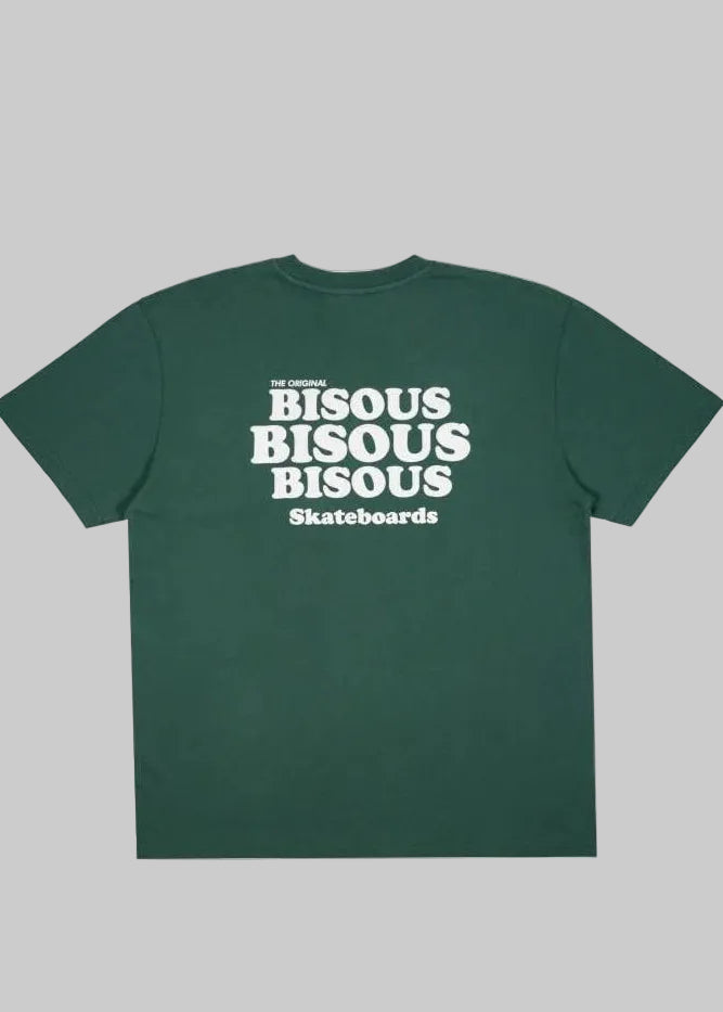 T-shirt Grease Forest Green | Bisous Skateboards