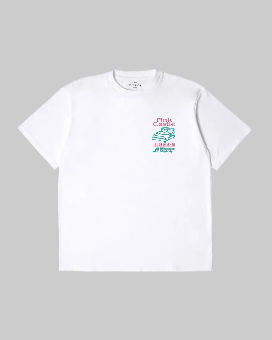 T-Shirt Pink Castle | Edwin