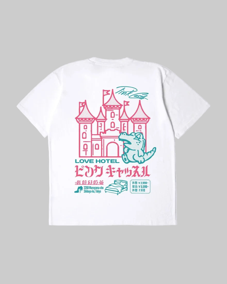 T-Shirt Pink Castle | Edwin