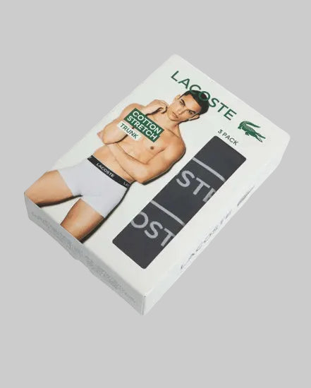 Lot de 3 boxers coton stretch | Lacoste